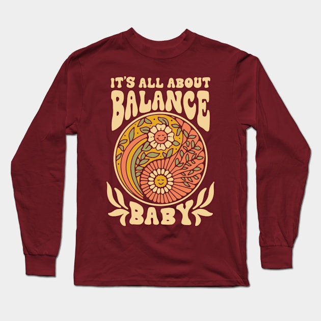 It's All About Balance Baby Long Sleeve T-Shirt by AbundanceSeed